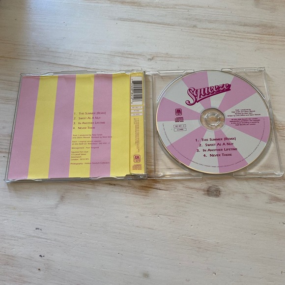 SQUEEZE - This Summer (remix) Uk A & M 1996 Strictly Limited Edition - Picture 2 of 3